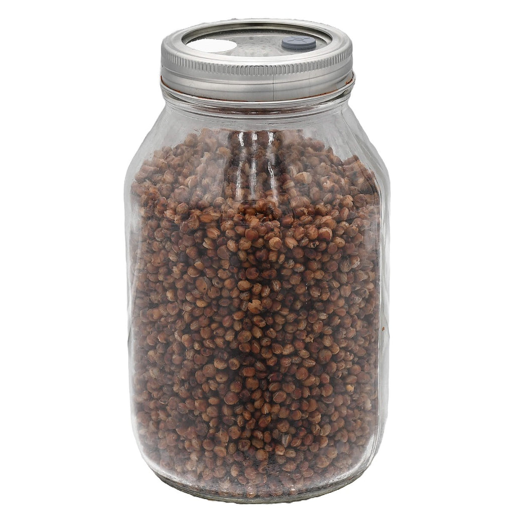 Sterilized Red Milo Quart Jar